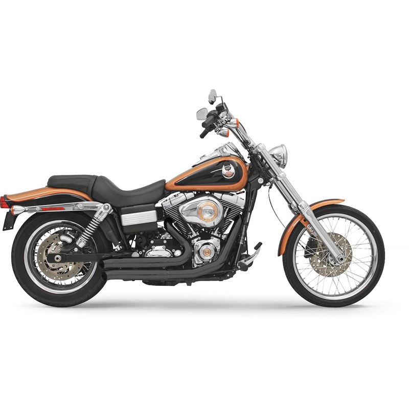 BASSANI XHAUST FireSweep Exhaust – Black – FXD FireSweep Series Exhaust System