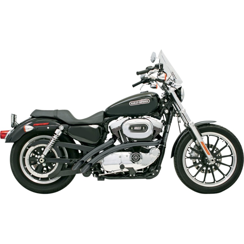 BASSANI XHAUST Radial Sweeper Exhaust – Black – ’07-’13 XL Radial Sweeper Exhaust
