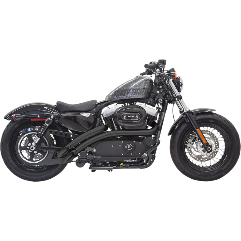 BASSANI XHAUST Radial Sweeper Exhaust – Black – ’14-’19 XL Radial Sweeper Exhaust