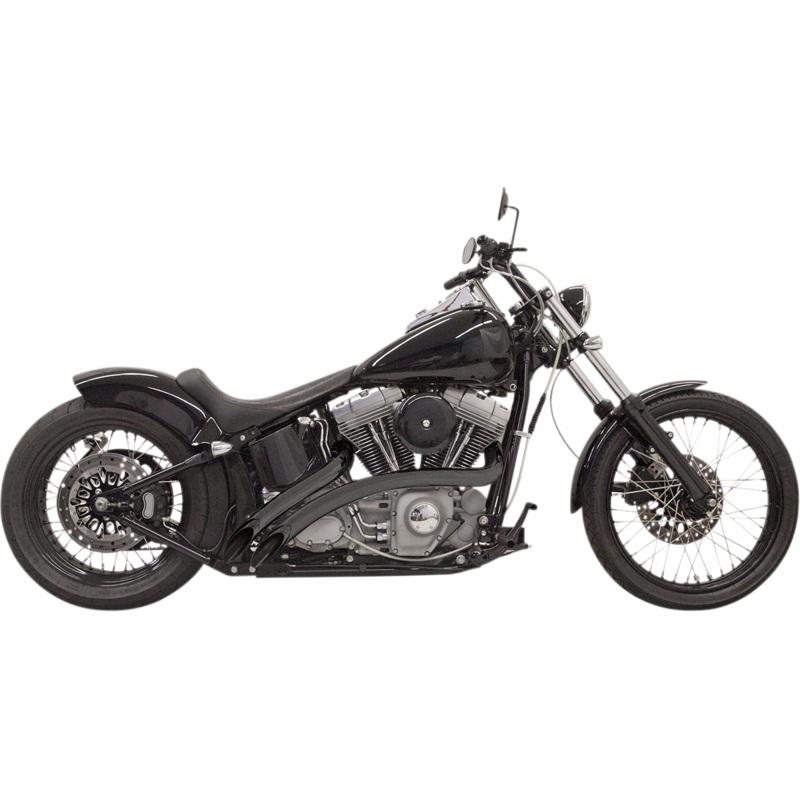 BASSANI XHAUST Radial Sweeper Exhaust – Black Radial Sweeper Exhaust