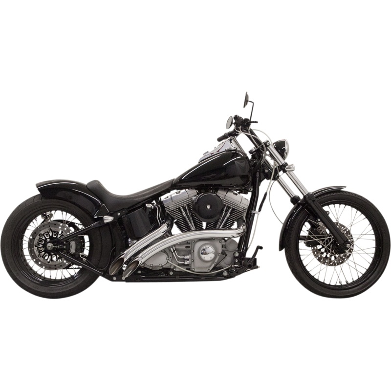 BASSANI XHAUST Radial Sweeper Exhaust – Chrome Radial Sweeper Exhaust