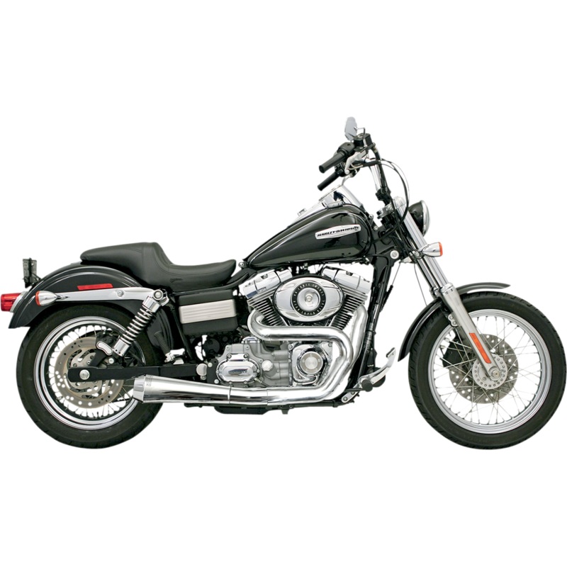 BASSANI XHAUST Road Rage 2:1 Exhaust – Chrome – FXD Road Rage 2:1 Exhaust System