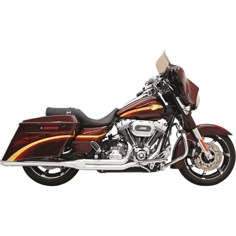 BASSANI XHAUST Road Rage 2:1 Exhaust – Chrome Road Rage 2:1 Touring Exhaust