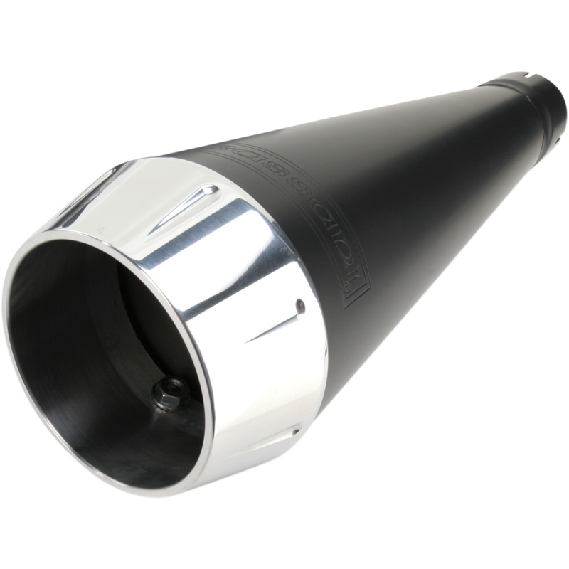 BASSANI XHAUST Road Rage Exhaust – Black – Short – ’04-’13 XL Road Rage 2:1 Exhaust System
