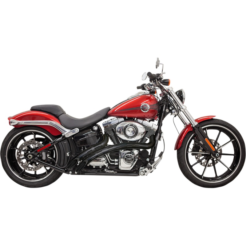 BASSANI XHAUST Sweeper Exhaust – Black/Black Radial Sweeper Exhaust