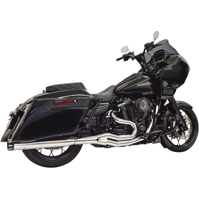 BASSANI XHAUST 2:1 High Horsepower Exhaust – Chrome Road Rage 2:1 Exhaust System