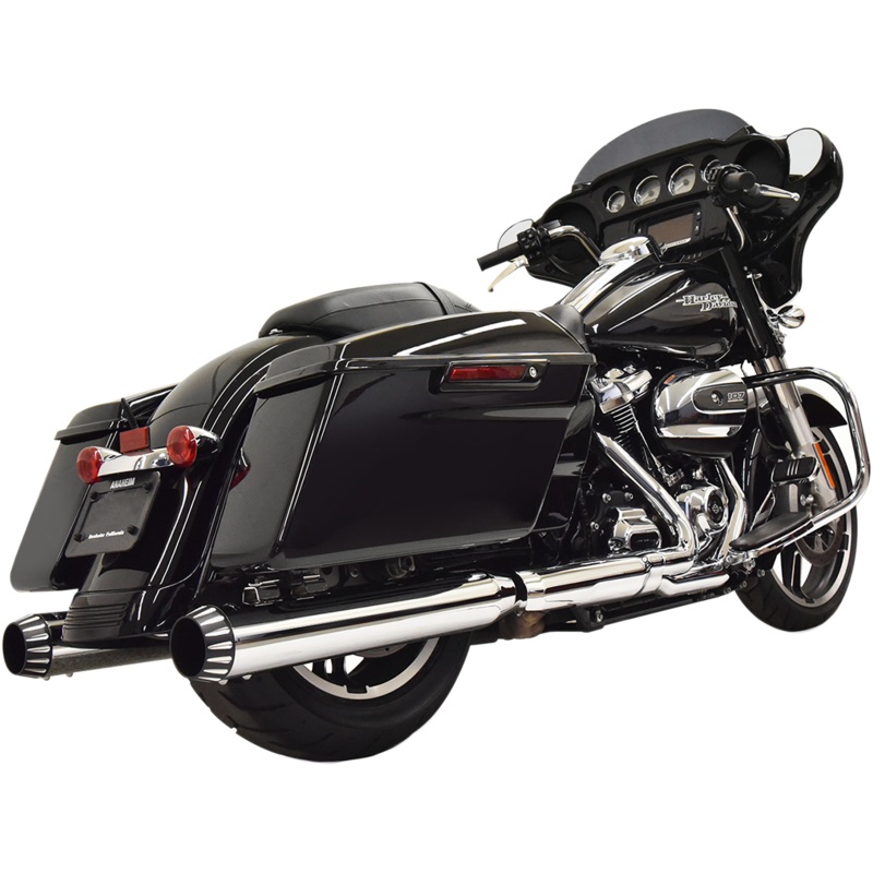BASSANI XHAUST 4 QNT Mufflers – Chrome QNT Slip-On Mufflers