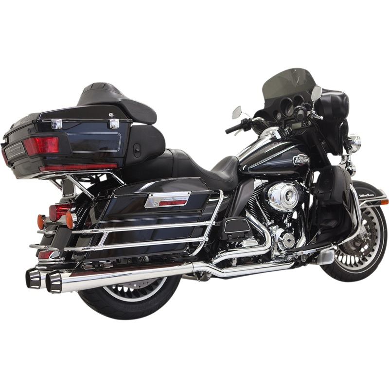 BASSANI XHAUST Down Under Exhaust – Chrome – Megaphone True-Dual Down Under System