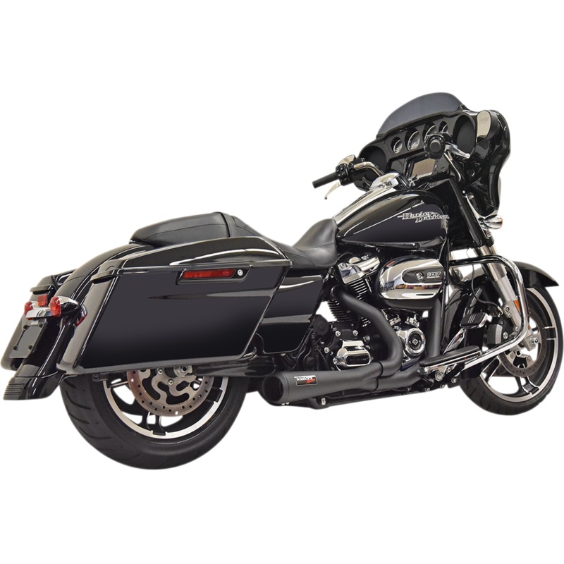 BASSANI XHAUST Short 2:1 Exhaust for FL – Black Road Rage 2:1 Short Exhaust System