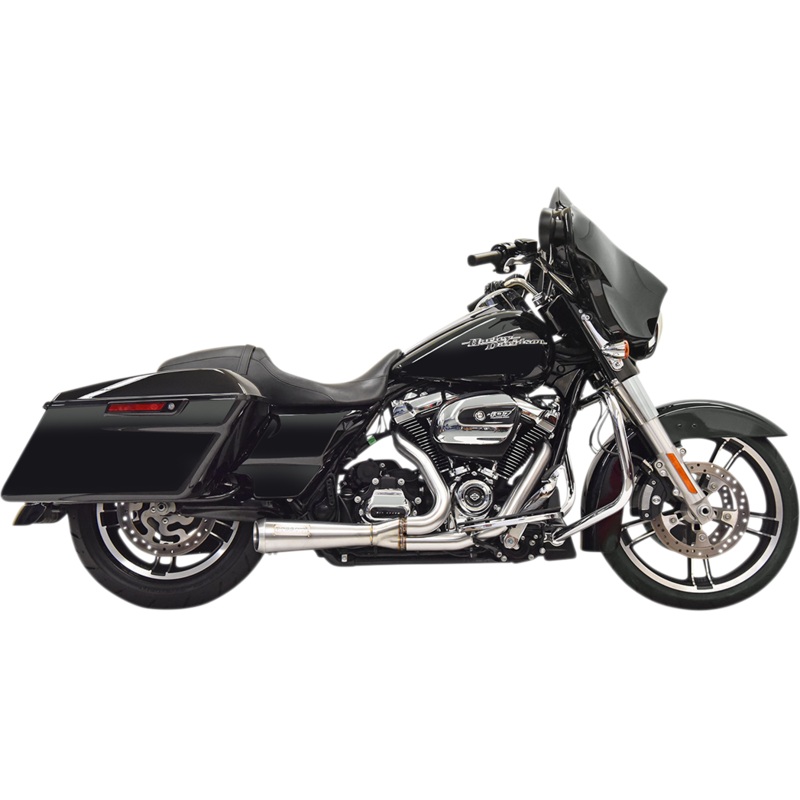 BASSANI XHAUST Short 2:1 Exhaust for FL – Stainless Steel Road Rage 2:1 Short Exhaust System