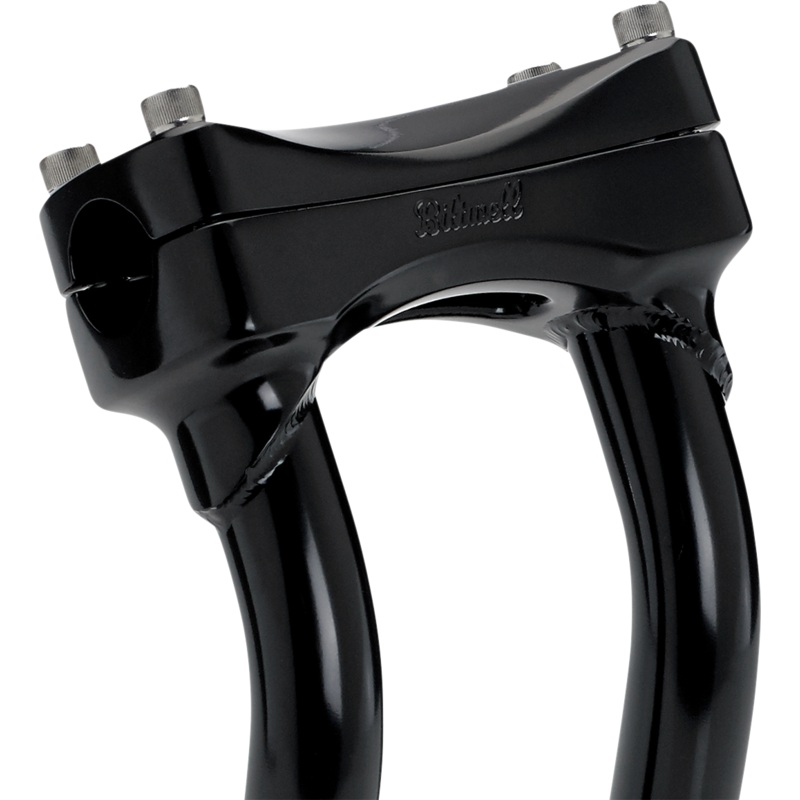 BILTWELL Black 10 Oversized Murdock Pullback Risers Murdock O/S Riser