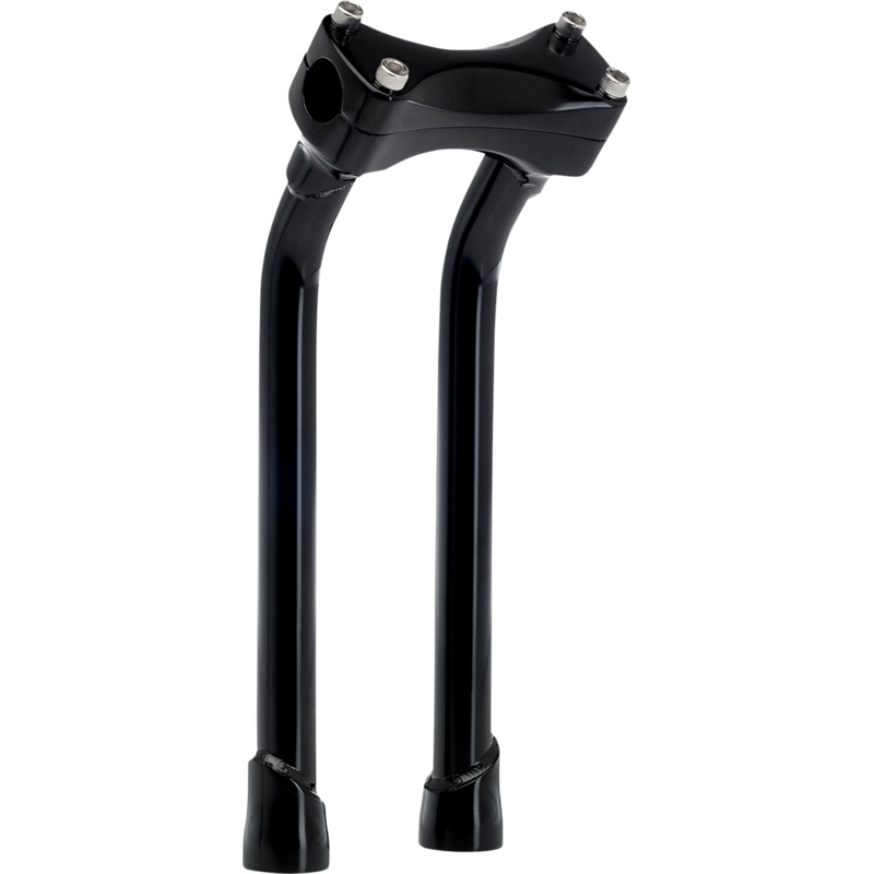 BILTWELL Black 12 Oversized Murdock Pullback Risers Murdock O/S Riser