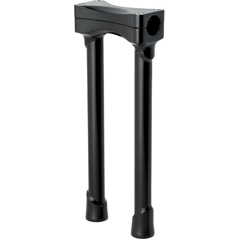 BILTWELL Black 12 Oversized Murdock Risers Murdock O/S Riser