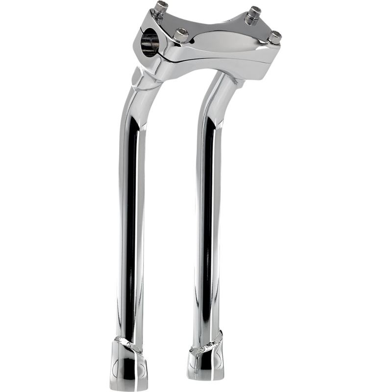 BILTWELL Chrome 12 Oversized Murdock Pullback Risers Murdock O/S Riser