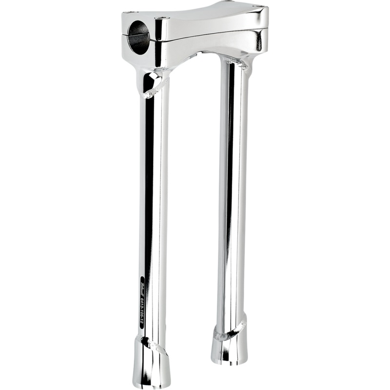 BILTWELL Chrome 12 Oversized Murdock Risers Murdock O/S Riser