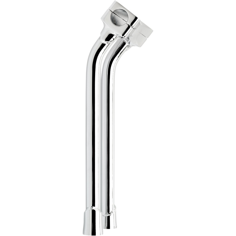 BILTWELL Chrome 14 Oversized Murdock Pullback Risers Murdock O/S Riser
