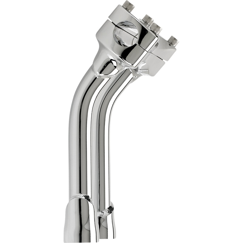 BILTWELL Chrome 8 Oversized Murdock Pullback Risers Murdock O/S Riser