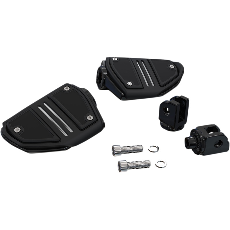CIRO Twin Rail Footpeg – Black – Softail Twin Rail Footrests