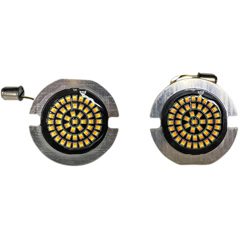 CUSTOM DYNAMICS Amber/White LED Turn Signal Inserts Genesis 4 Amber/White LED Turn Signal Inserts