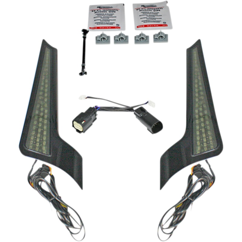 CUSTOM DYNAMICS Fascia LED Light Panels- ’10-’13  – Black/Smoke Fascia LED Panels