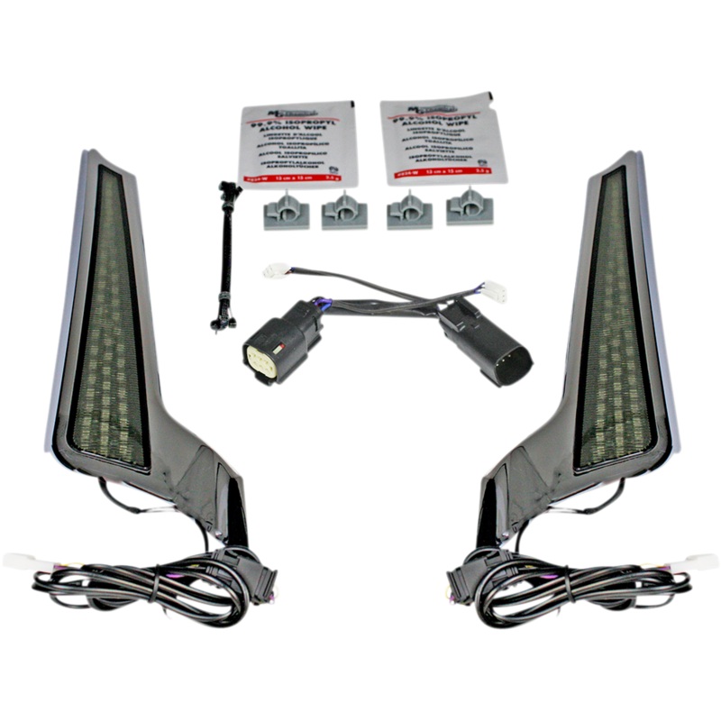 CUSTOM DYNAMICS Fascia LED Light Panels – Chrome/Smoke Fascia LED Panels