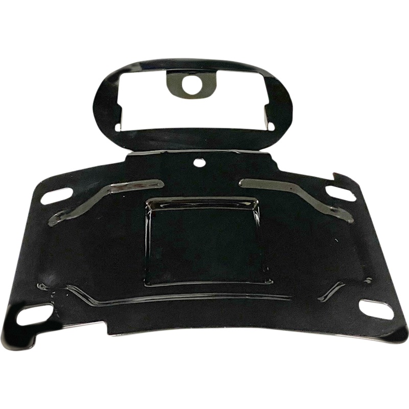 CUSTOM DYNAMICS License Plate Mount/Relocation – Black License Plate Relocation Kit
