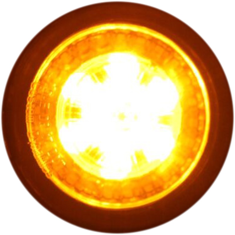 CUSTOM DYNAMICS ProBEAM Universal Turn Signals – Chrome/Clear ProBEAM Universal LED Bullet Bezel Turn Signals