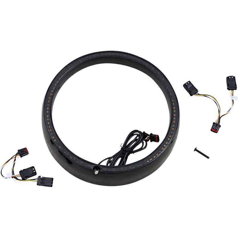 CUSTOM DYNAMICS Standard Trim Ring – Black ProBEAM Turn Signal Ring Trim