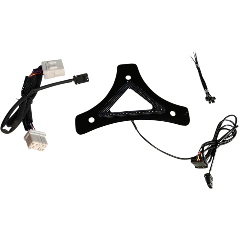 CUSTOM DYNAMICS LED Backrest Light – Run/Brake – Black Dual Intensity Run & Brake LED Backrest Light