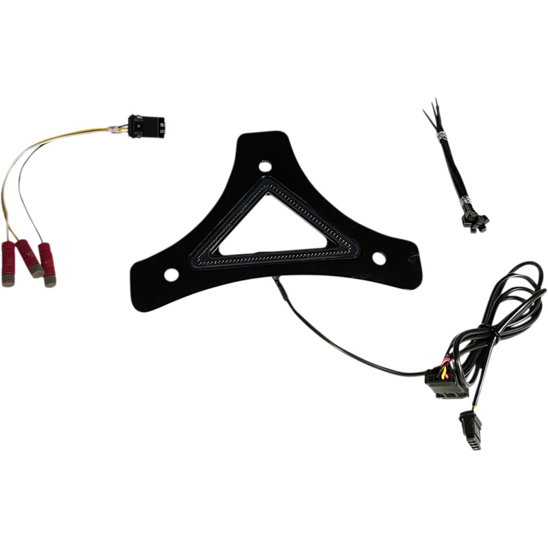 CUSTOM DYNAMICS LED Backrest Light – Run/Brake – Black Universal Dual Intensity Run & Brake LED Backrest Light