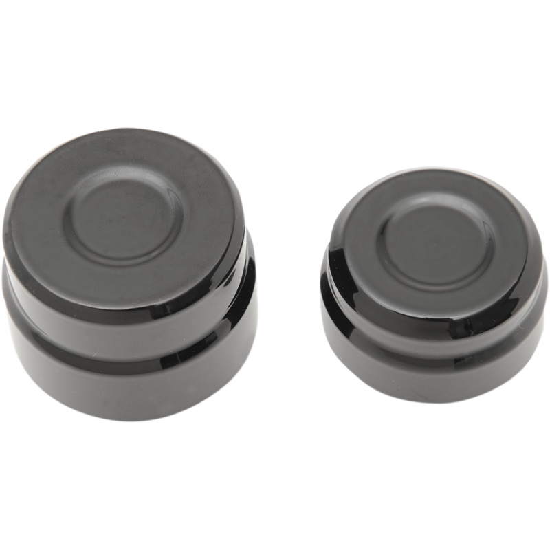 DRAG SPECIALTIES Axle Cap – Rear – Black – XL Billet Axle Cap