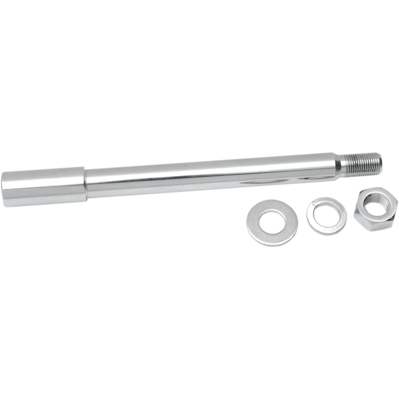 DRAG SPECIALTIES Axle – Front – Chrome – 84-87 Chrome Axle Kit