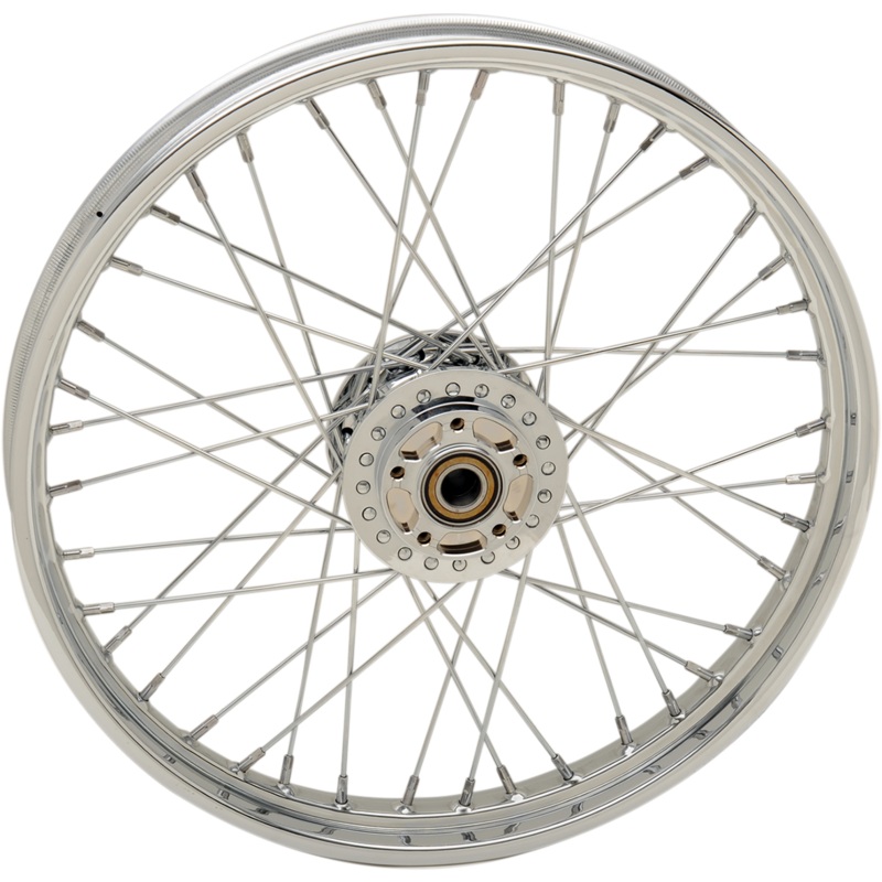 DRAG SPECIALTIES Front – Wheel – 21 x 2.15 – 12-19 XL – No ABS Replacement Laced Wheel