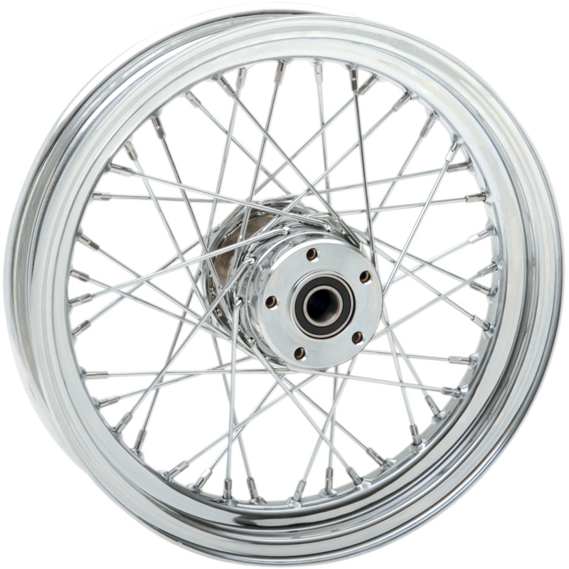 DRAG SPECIALTIES Wheel – Chrome – Front – 16 x 3 – 00-07 FLT Replacement Laced Wheel