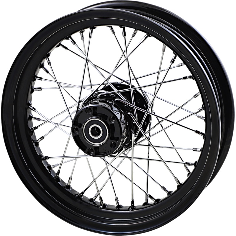 DRAG SPECIALTIES Wheel – Rear – 16×3 – Black – 00-06 ST/FXD Replacement Laced Wheel