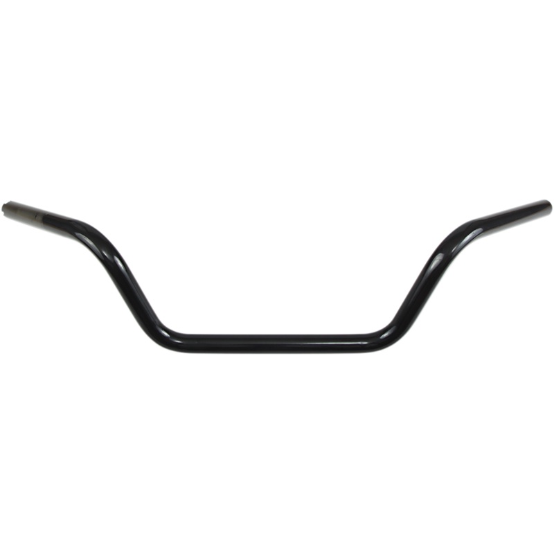 DRAG SPECIALTIES Black Buckhorn Low Handlebar for TBW 1 Handlebar  Low/Buckhorn