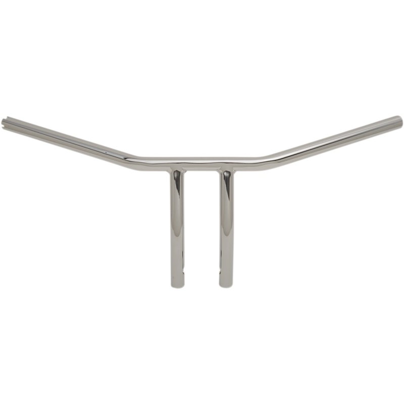 DRAG SPECIALTIES Chrome 8 Drilled T-Bar Handlebar w/ Dimples for TBW 1 T-Bar