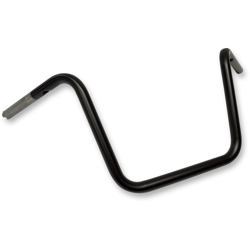 DRAG SPECIALTIES Flat Black 12 Ape Hanger Handlebar for TBW 1 Touring Handlebar