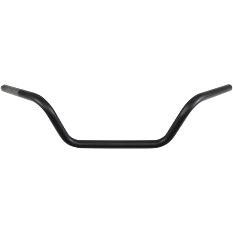 DRAG SPECIALTIES Flat Black Buckhorn Low Handlebar for TBW 1 Handlebar  Low/Buckhorn