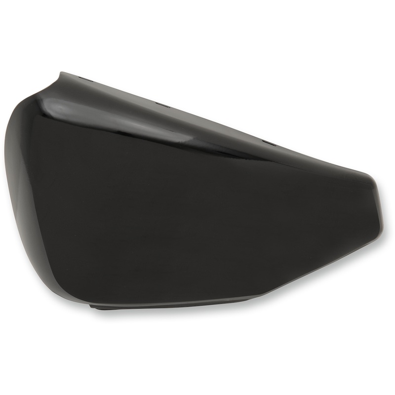 DRAG SPECIALTIES Left Side Cover – 04-13 XL – Black Side Covers