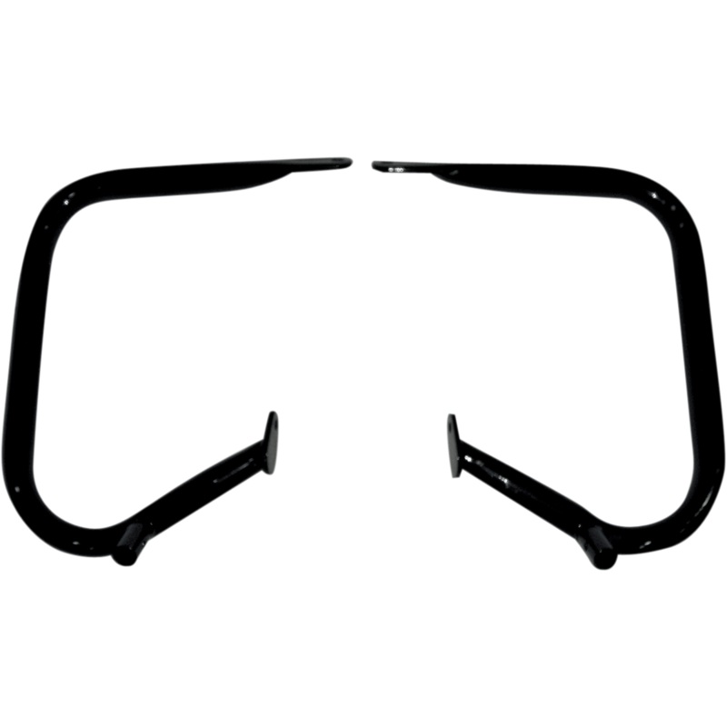 DRAG SPECIALTIES Saddlebag Bars – Black – Touring Big Buffalo Saddlebag Bars