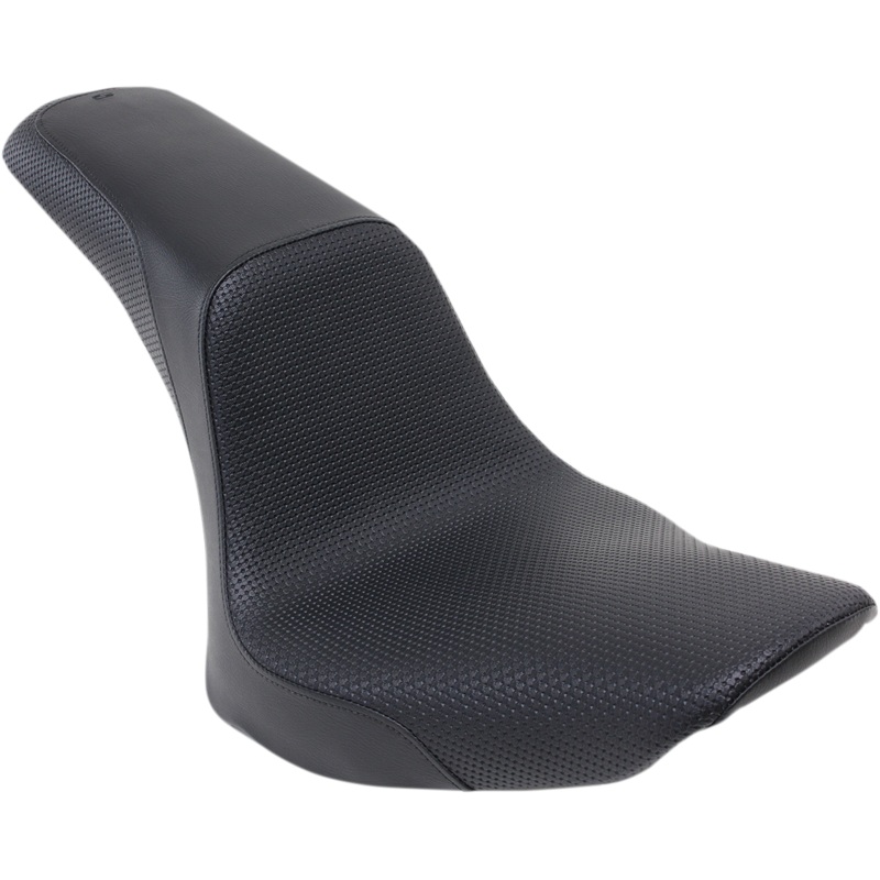 SADDLEMEN Profiler* Basket-weave Seat – Black – Softail ’06-’17 806-23-147