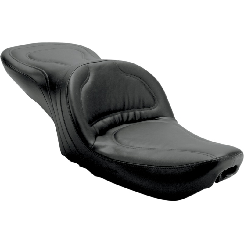 SADDLEMEN Seat – Explorer* – Without Backrest – Stitched – Black – Dyna 8950JS