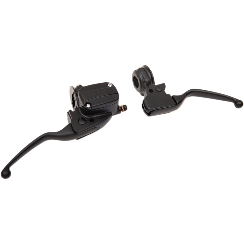 DRAG SPECIALTIES 15 mm Master Cylinder Handlebar Controls for ’08 – ’13 FLT Handlebar Control Kit  Mechanical/Hydraulic