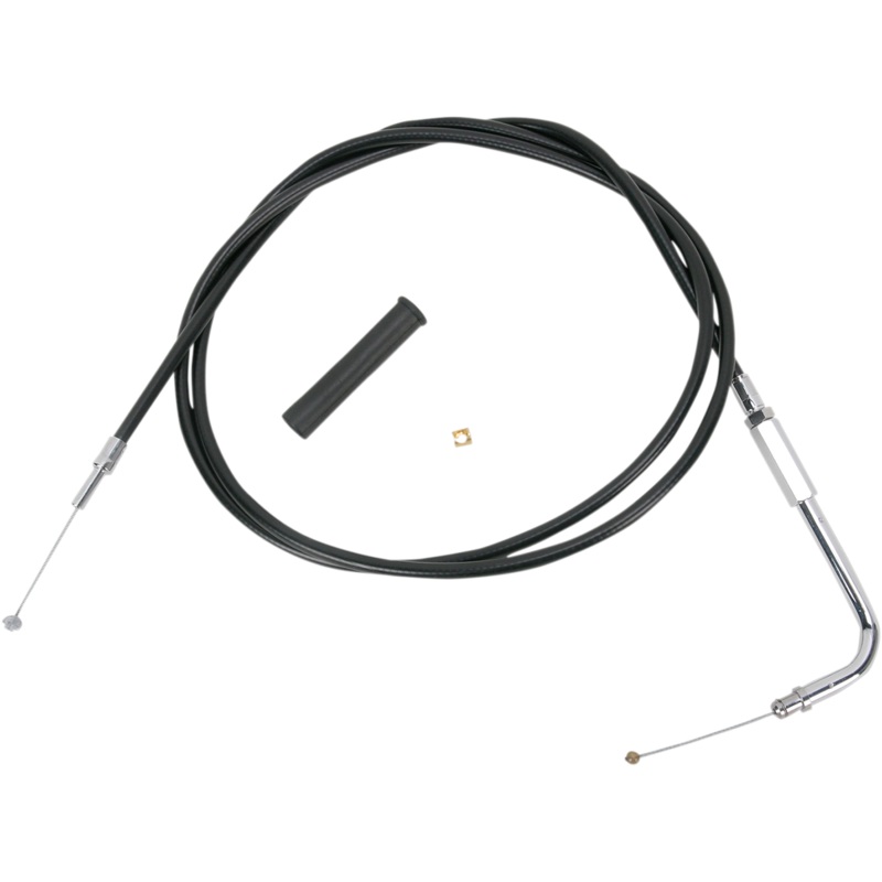 DRAG SPECIALTIES 24-1/2 Vinyl Throttle Cable Black Vinyl Throttle/Idle Cable