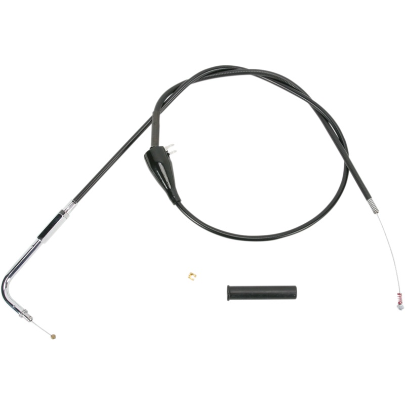 DRAG SPECIALTIES 26-1/2 Vinyl Idle Cable Black Vinyl Throttle/Idle Cable