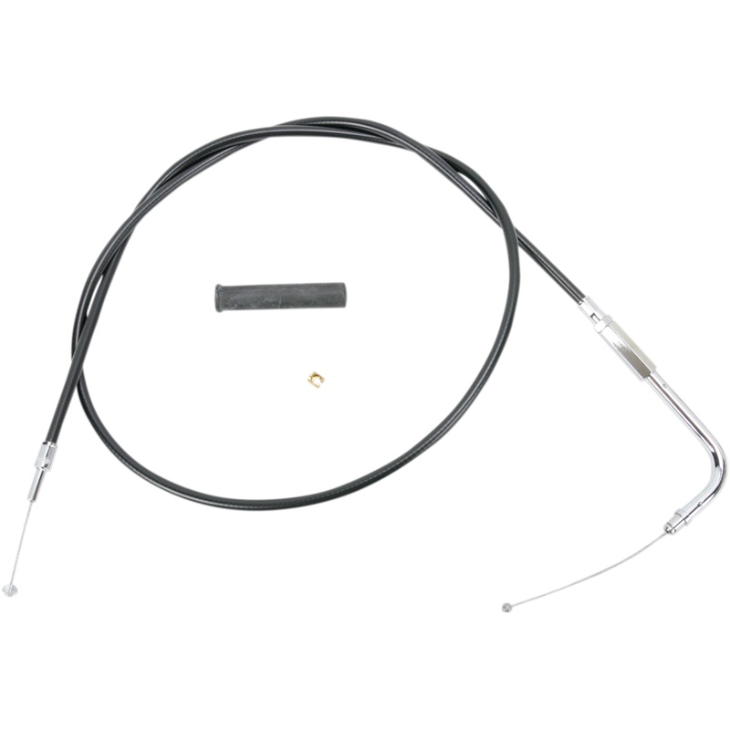 DRAG SPECIALTIES 45 Vinyl Throttle Cable Black Vinyl Throttle/Idle Cable