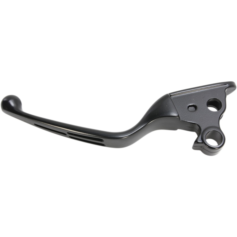 DRAG SPECIALTIES Black Slotted Clutch Lever Slotted Wide Blade Replacement Clutch Lever