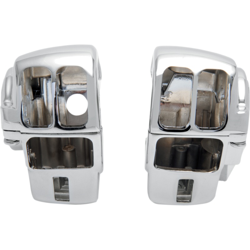 DRAG SPECIALTIES Chrome Radio Switch Housing for ’08 – ’13 Handlebar Switch Housing Kit