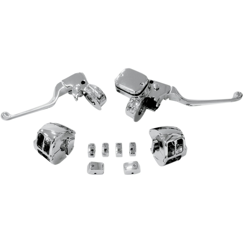 DRAG SPECIALTIES Handlebar Controls for ’11 – ’14 Softail Handlebar Control Kit with Mechanical Clutch